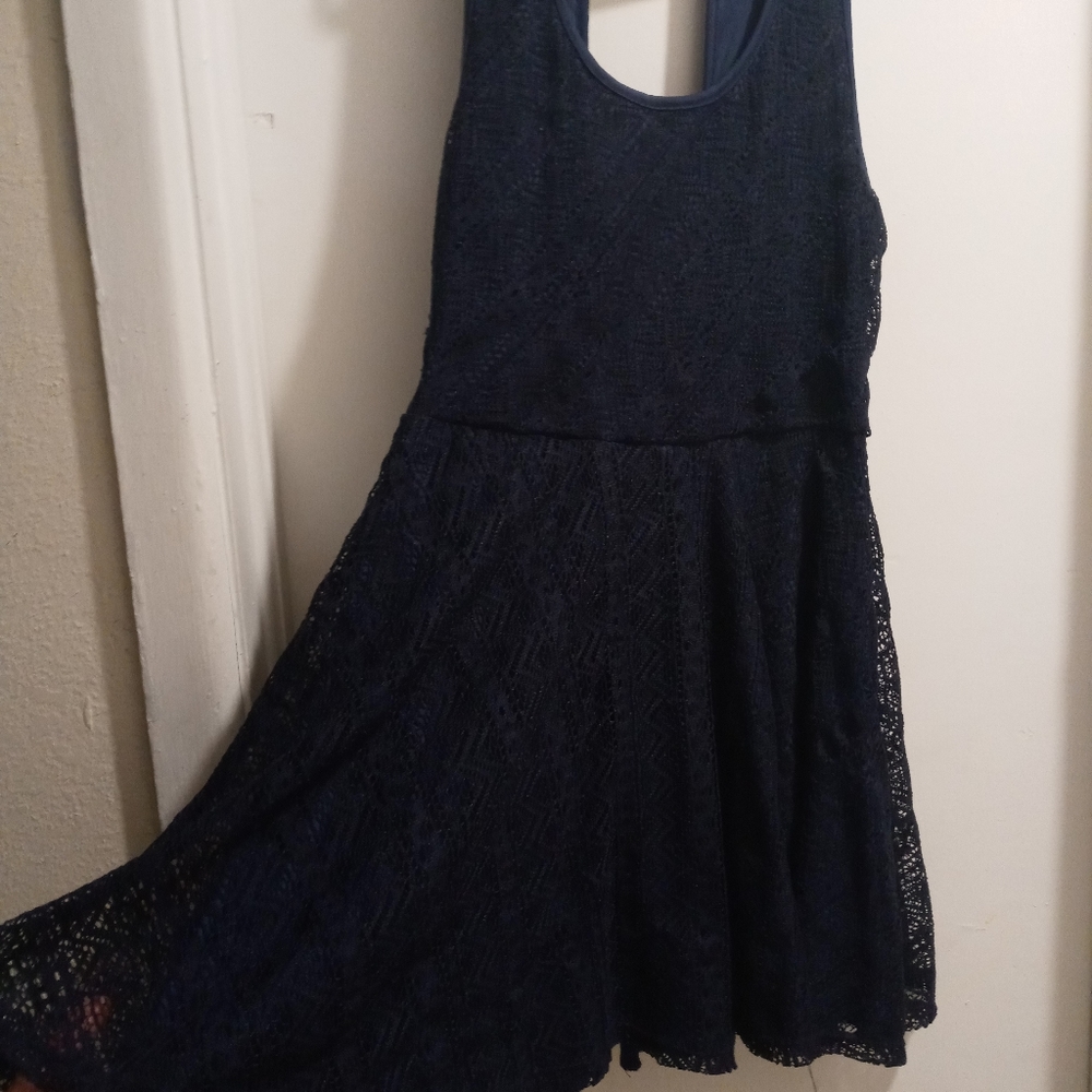 Navy blue dress